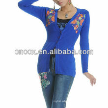 13STC5653 Fashion woman sweater chinese style ladies cardigan sweater